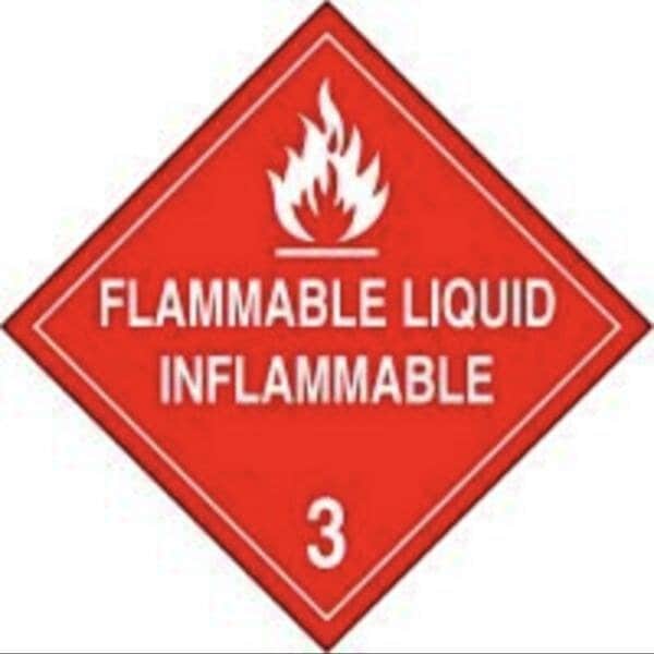 Accuform DOT PLACARD HAZARD CLASS 3 MPLSP4FV100 MPLSP4FV100 - main